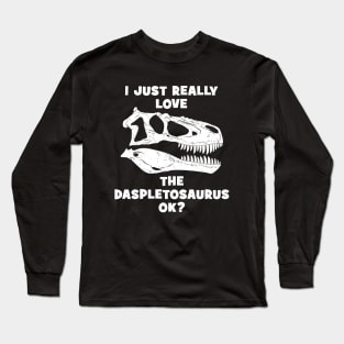 Daspletosaurus fossil skull Long Sleeve T-Shirt